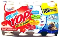 Mängden socker i Mini Yop, Parfum Fraise