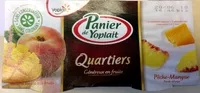 Mängden socker i Panier de Yoplait Quartiers (Pêche-Mangue)