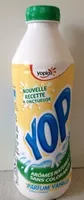 Mängden socker i Yop, Parfum Vanille