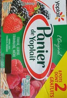 Mängden socker i PANIER STANDARD MG FRUITS ROUGES 125Gx8