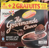 Mängden socker i Dessert lacté au chocolat