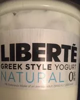 Mängden socker i Liberte Yoghurt, Natural 0%