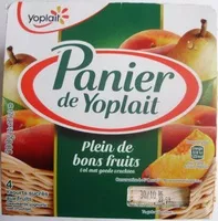 Mängden socker i Panier de Yoplait (2 Pêche, 2 Poire) 4 Pots