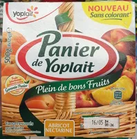 Mängden socker i Panier de Yoplait Abricot Nectarine
