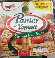 Mängden socker i Panier de Yoplait Fraise