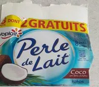 Mängden socker i Perle de Lait Coco en Fins Éclats