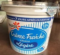 Mängden socker i Crème fraîche épaisse légère 15% Mat.Gr.