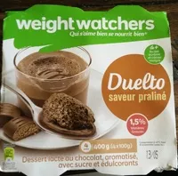 Mängden socker i Duelto saveur Praliné