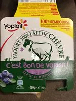 Mängden socker i Yaourts Lait de Chèvre Myrtilles