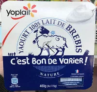 Mängden socker i Yaourt 100% Lait de Brebis Nature