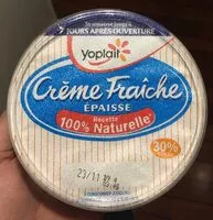 Mängden socker i Crème fraîche épaisse 30% de M.G