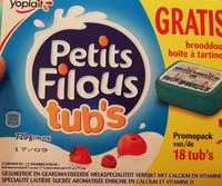 Mängden socker i Petit filou tub's