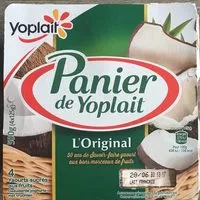 Mängden socker i Panier de Yoplait Noix de coco