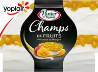 Mängden socker i Panier de Yoplait - Champs de fruits Morceaux de Mangue
