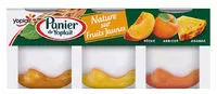 Mängden socker i Yaourt nature sucré sur lit de fruits, aromatisé