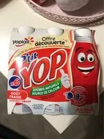 Mängden socker i Yaourt à boire sucré aromatisé