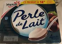 Mängden socker i Perle de lait sur lit creme de marron