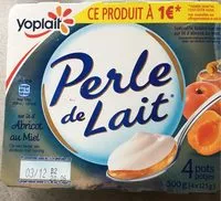 Mängden socker i Perle de lait sur lit d’abricot au miel
