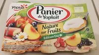 Mängden socker i Nature sur lit fruits Édition été 6 x 140 g