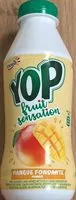 Mängden socker i Yaourt à boire sucré aux fruits, aromatisé