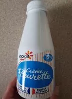 Mängden socker i Crème légère fluide à 15% de matières grasses