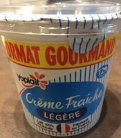 Mängden socker i Crème Fraîche (épaisse) légère