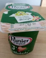 Mängden socker i Panier de Yoplait j'aime la rhubarbe