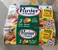 Mängden socker i Yaourt sucré, aux fruits aromatisé