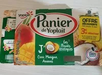 Mängden socker i Panier de Yoplait