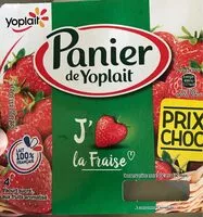 Mängden socker i Yaourt fraise et framboise
