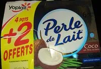 Mängden socker i Spécialité laitière sucrée à la noix de coco, aromatisée