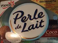 Mängden socker i Perle de lait coco en fins éclats