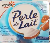 Mängden socker i Perle de lait sur lit au Caramel à la fleur de sel x4