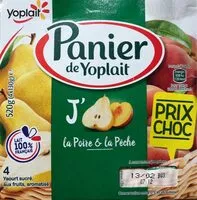 Mängden socker i Yaourt poire et pêche