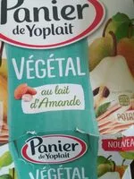 Mängden socker i Panier de Yoplait vegetal lait d'amandes poire