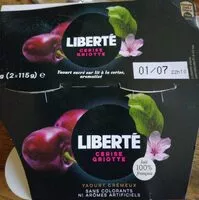 Mängden socker i Yaourt sucré à la cerise griotte 2 x 115 g