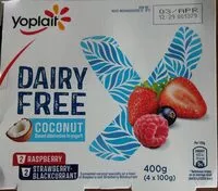 Mängden socker i Yoplait Dairy Free Coconut Yogurt