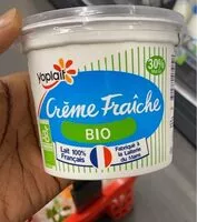 Mängden socker i Crème fraîche bio