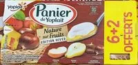 Mängden socker i Panier de Yoplait - Nature sur fruits ÉDITION HIVER Pomme Poire Marron 6 x 140 g