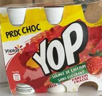 Mängden socker i Yop parfum fraise