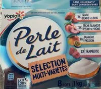 Mängden socker i Perle de lait selection multi-variétés