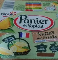 Mängden socker i Panier de Yoplait nature sur fruits récoltes françaises