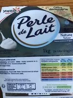 Mängden socker i Perle de lait nature