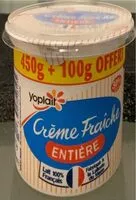 Mängden socker i Crème fraîche entière