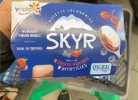 Mängden socker i Skyr