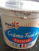Mängden socker i Crème fraîche entiere
