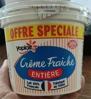 Mängden socker i Crème fraîche entière