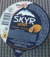 Mängden socker i Skyr énergie Mangue-Passion