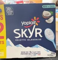Mängden socker i Skyr Noix de coco