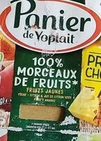 Mängden socker i Panier de yoplait